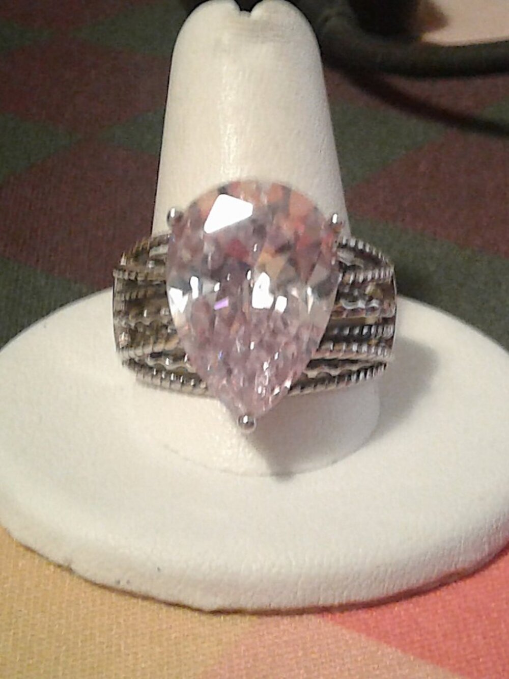BLN651 Bella Luce CZ Artisan Inspired Solitaire Ring 18.84ctw. Size 11 LNC